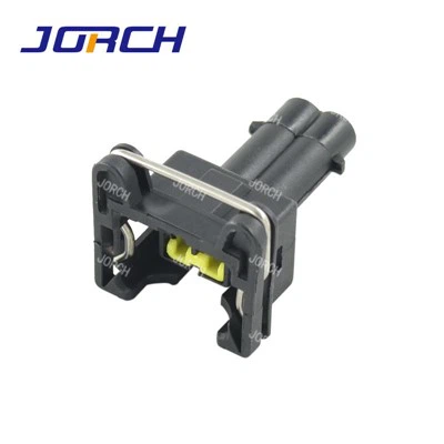 2 Pin Dişi Siyah GM EV1 Tipi Yakıt Enjektörü Otomotiv Konektörü DJ7023C-3.5-21 106462-1